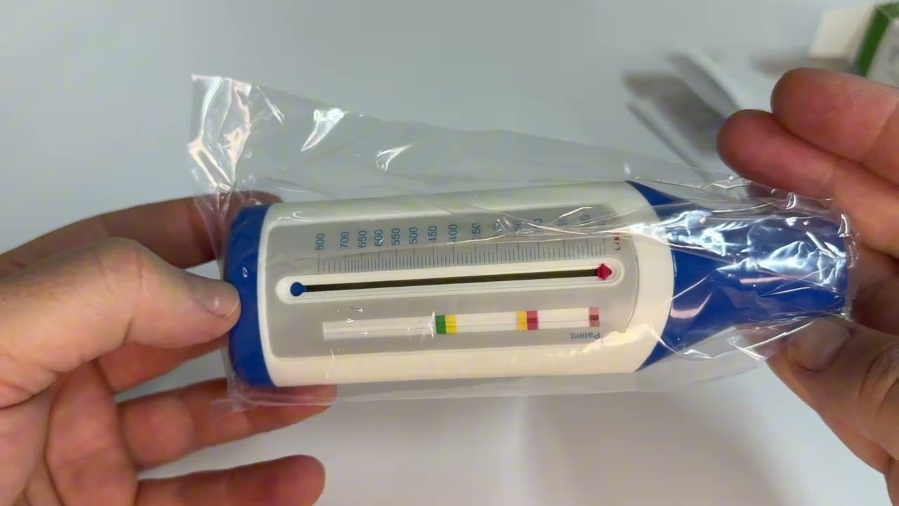 Пікфлоуметр механічний MEDICARE для контролю астми, прилад для вимірювання видиху Допомога-І