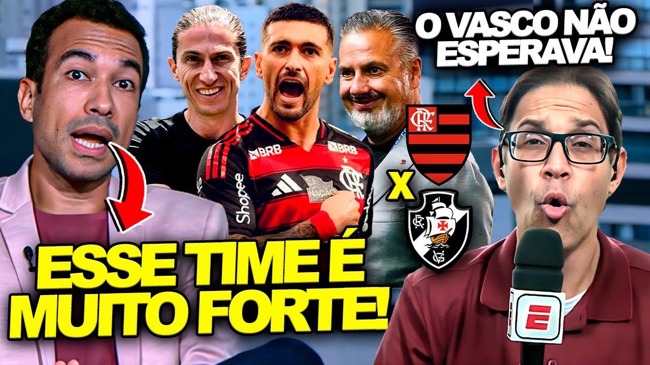 BOMBA! FLAMENGO COLOCA TITULARES CONTRA O VASCO E MÍDIA ESPORTIVA SE ENCANTA COM ESTRATÉGIA!