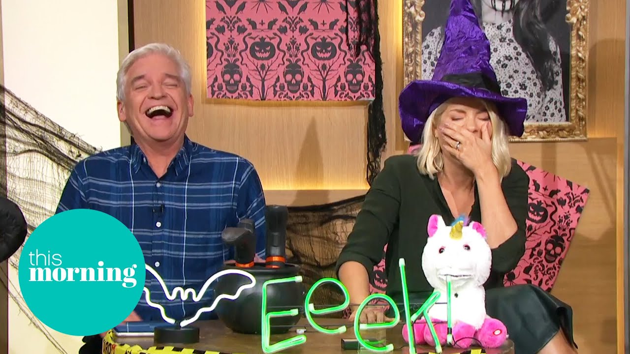 Phillip and Holly Get Giggly & Scared Of Some Very Spooktacular Halloween Decorations | This Morning