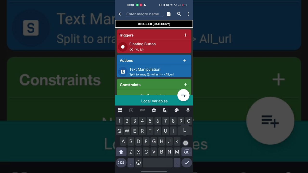 Open Multiple url with help of macrodroid 