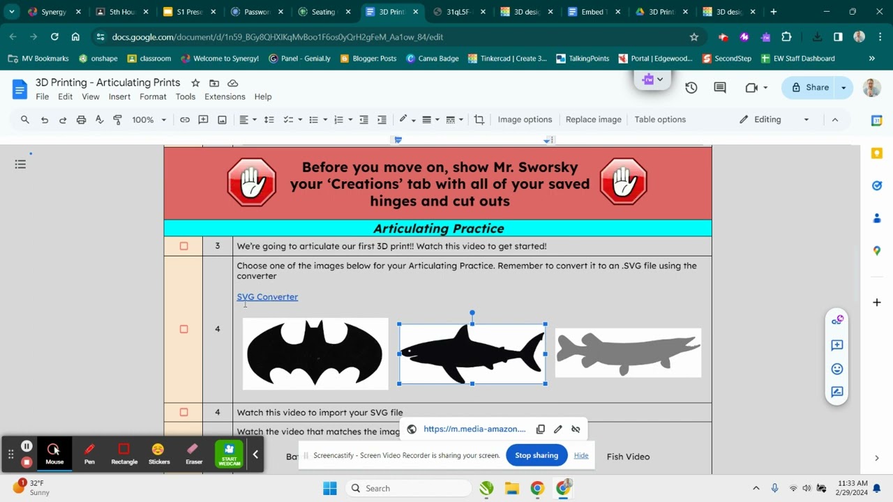 Converting and Importing your image to Tinkercad