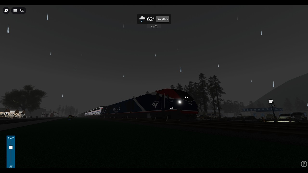 Railfanning in Folkston Georgia #5 (roblox)