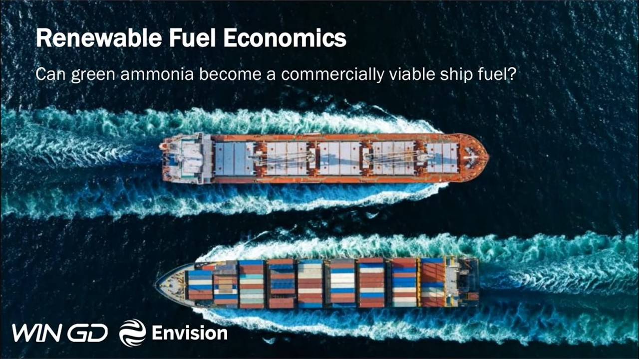 Renewable Fuel Economics Webinar - Can green ammonia become a commercially viable ship fuel?