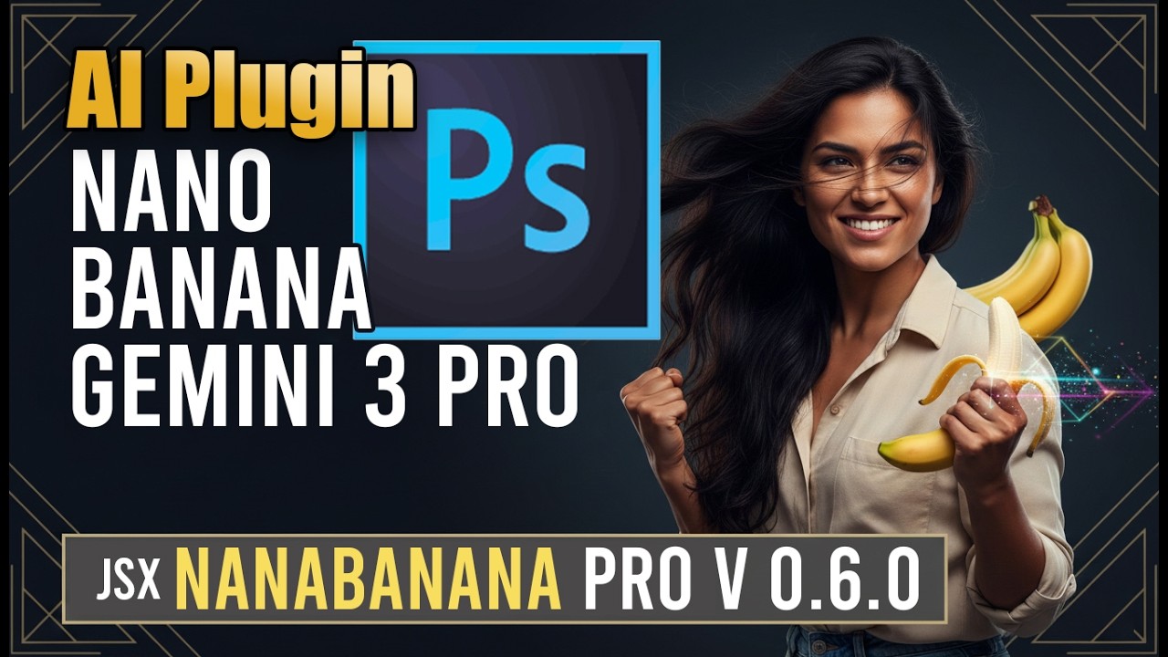 🍌 Insame Photoshop JSX Plugin Script - jsxNanaBananaPro Updated (Multiple References Gemini Pro)