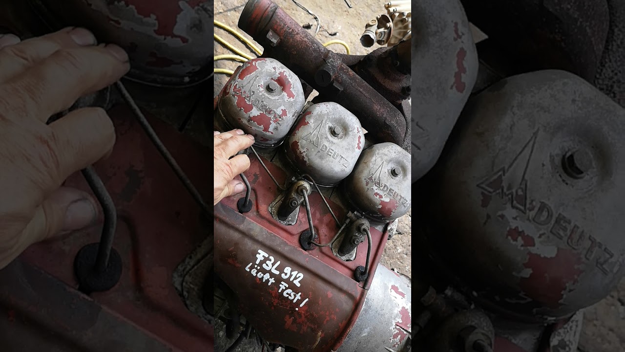 Deutz F3L912 l&auml;uft geht dann fest