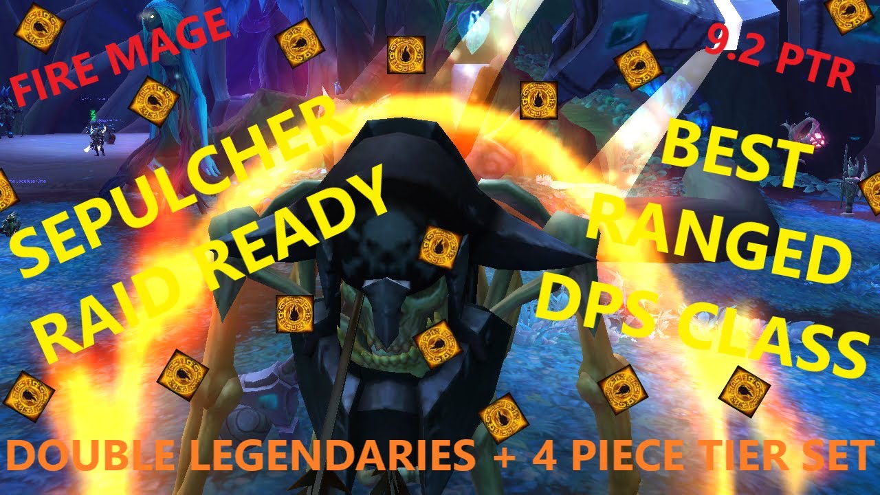 WoW Fire Mage 9.2 ST Raid Spec - Sun King's + Night Fae - 4-piece Huge Combustion