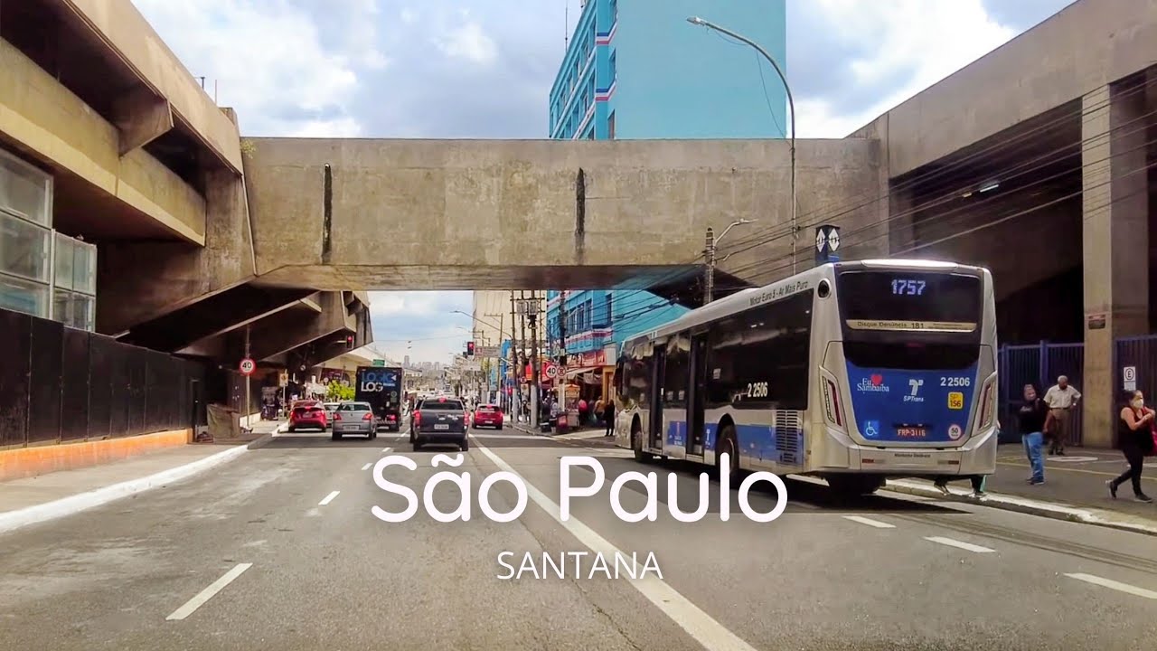 Dirigindo por Santana, zona norte de São Paulo