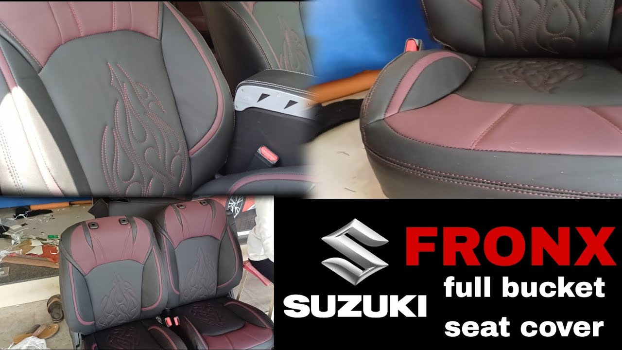 step by step : Suzuki fronx seat full bucket seat cover fitting