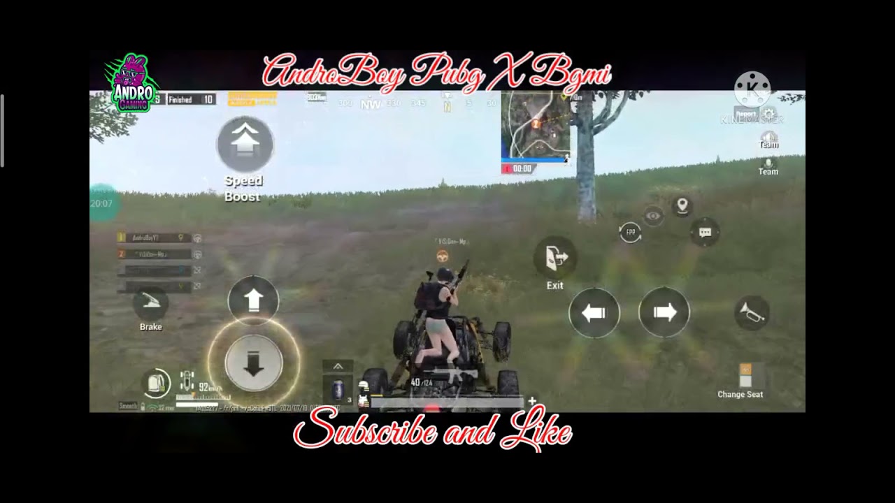 AndroBoy BGMI 1vs4  #Pubgmobile