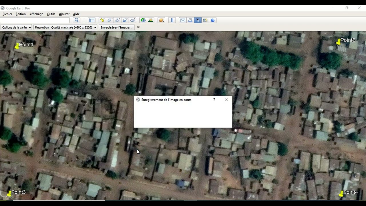 Télécharger et Géoréférencer les images Google Earth avec Qgis
