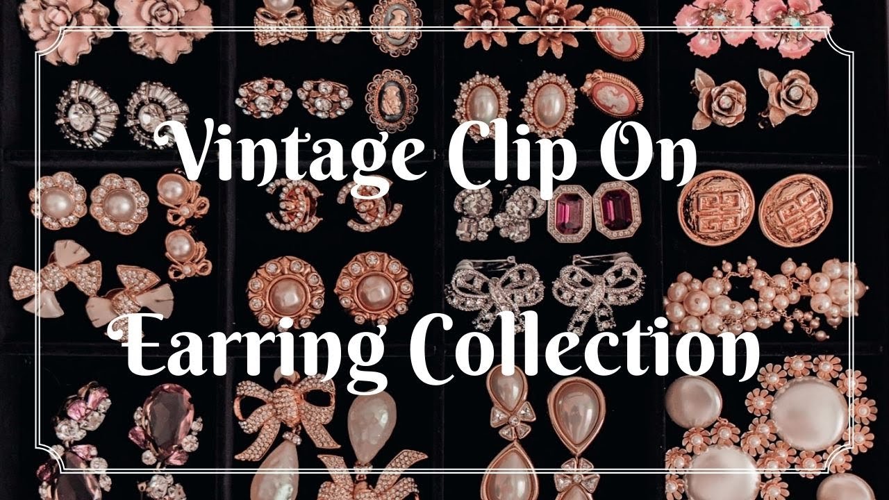 Vintage Clip On Earring Collection (Chanel, Dior, Givenchy, Hobe, Coro, Escada, etc)