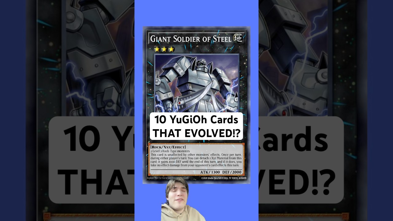 10 YuGiOh Cards THAT EVOLVED!?