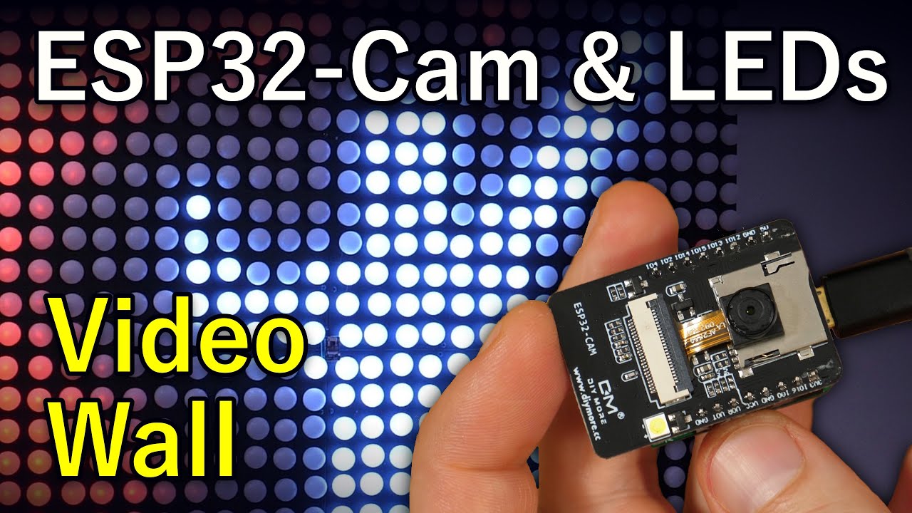 Программатор ESP32-Cam и эффекты светодиодной стены