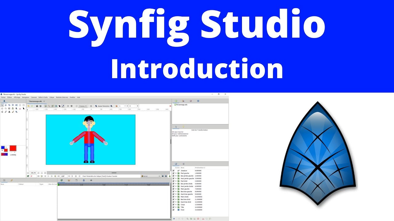 Synfig Studio introduction animation 2D