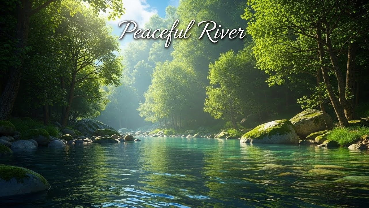 Calm Flowing River 🌿 Peaceful Natural Ambience for Meditation and Deep Sleep #671