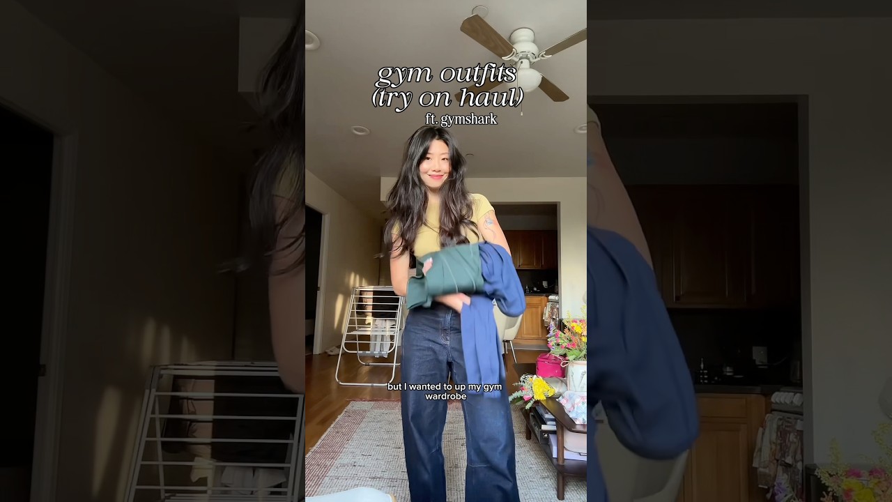 gym outfit try-on haul (ft. gymshark)