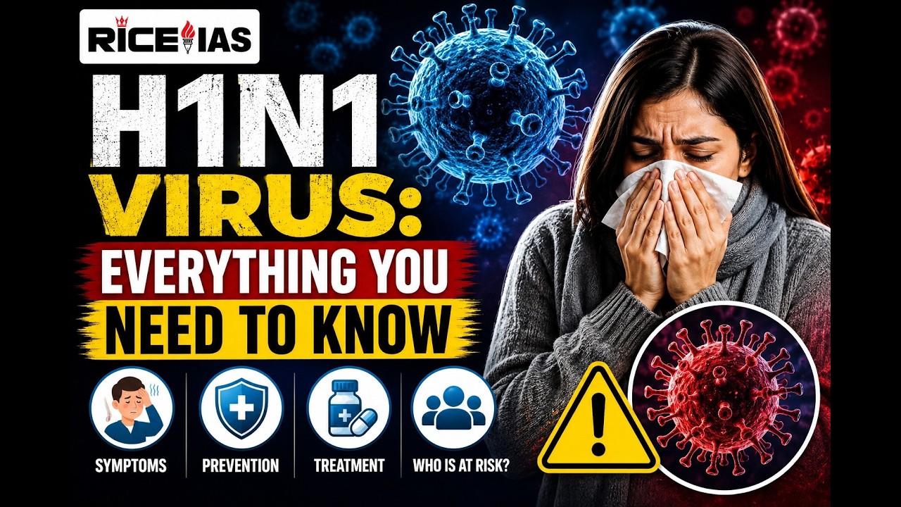 H1N1 Virus Explained: Origin, Symptoms & Prevention | UPSC Science & Tech