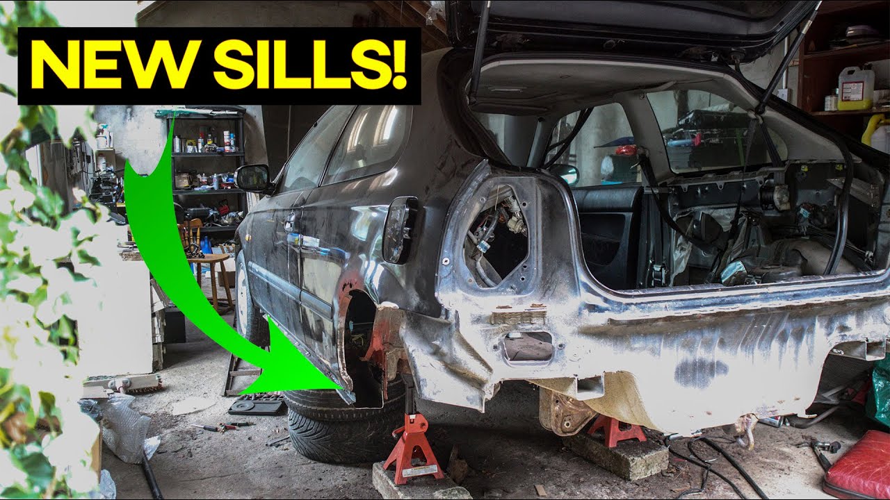 Civic Hatch 1999 года получил новые пороги и приваренные точки для домкрата!