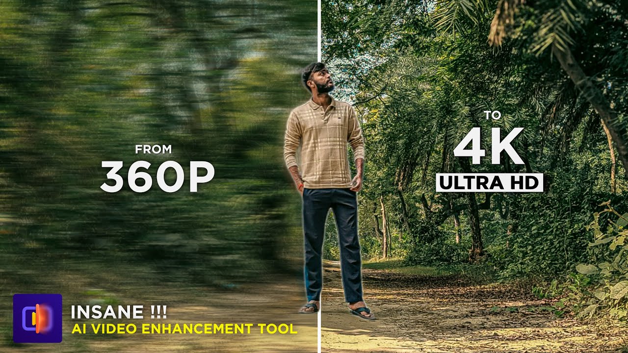 This Ai tool turned my Blurry video into 4K !! 😱 (HD Video Enhancement using Hitpaw Vikpea)