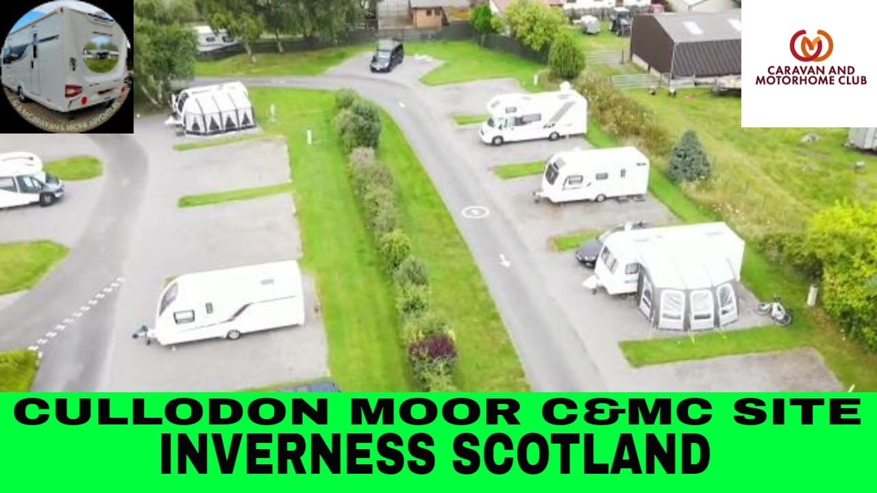 A Drive Around & Flight Of Culloden Moor C&MC Site Near Inverness Scotland