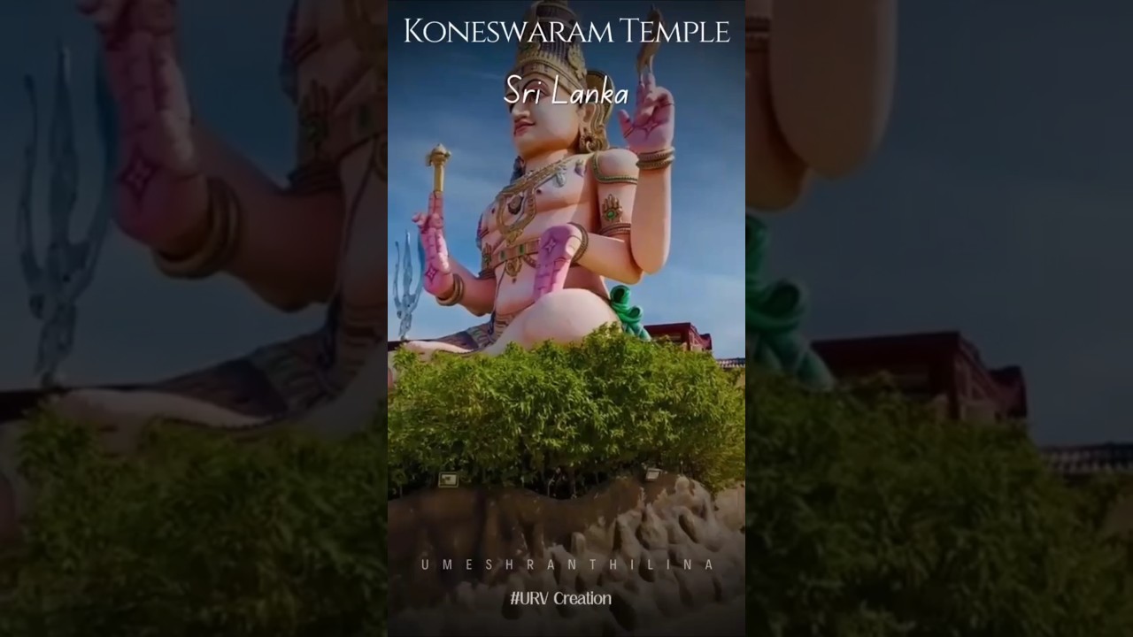 🏯🙏 Koneswaram Temple The Sacred Jewel of Trincomalee 🇱🇰 #tamil  #travel #touristattraction