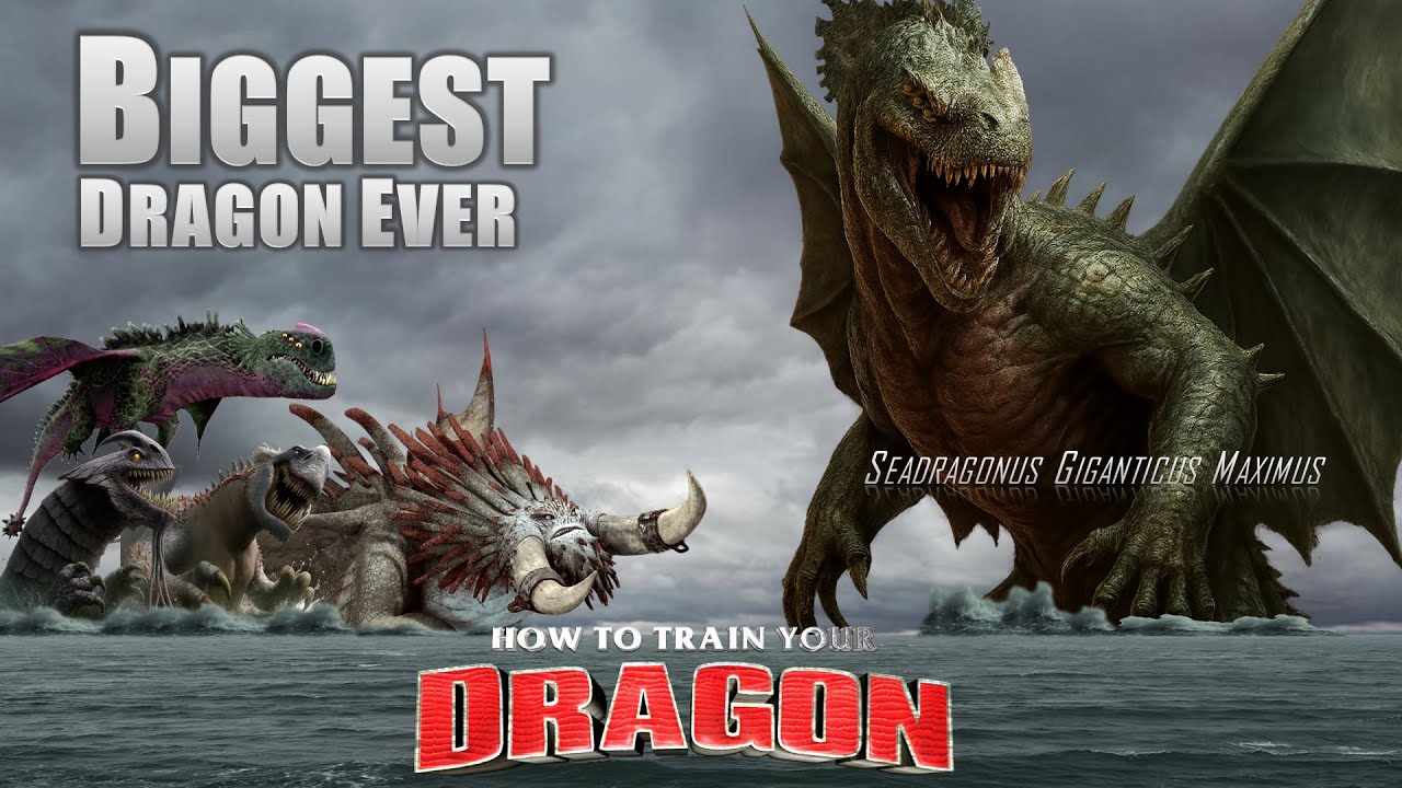 Самый большой дракон в книгах HTTYD — Seadragonus Giganticus Maximus с объяснениями
