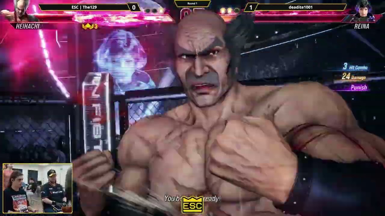 22-11-2025: ESC | The129 (Kazuya, Heihachi) Vs. deadite1001 (Reina) - TEKKEN 8 Tournament