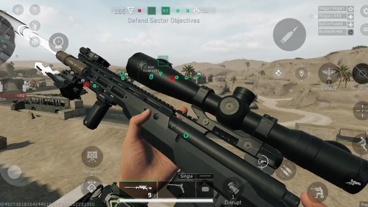 DELTA FORCE MOBILE.M700 SNIPER RIFLE.