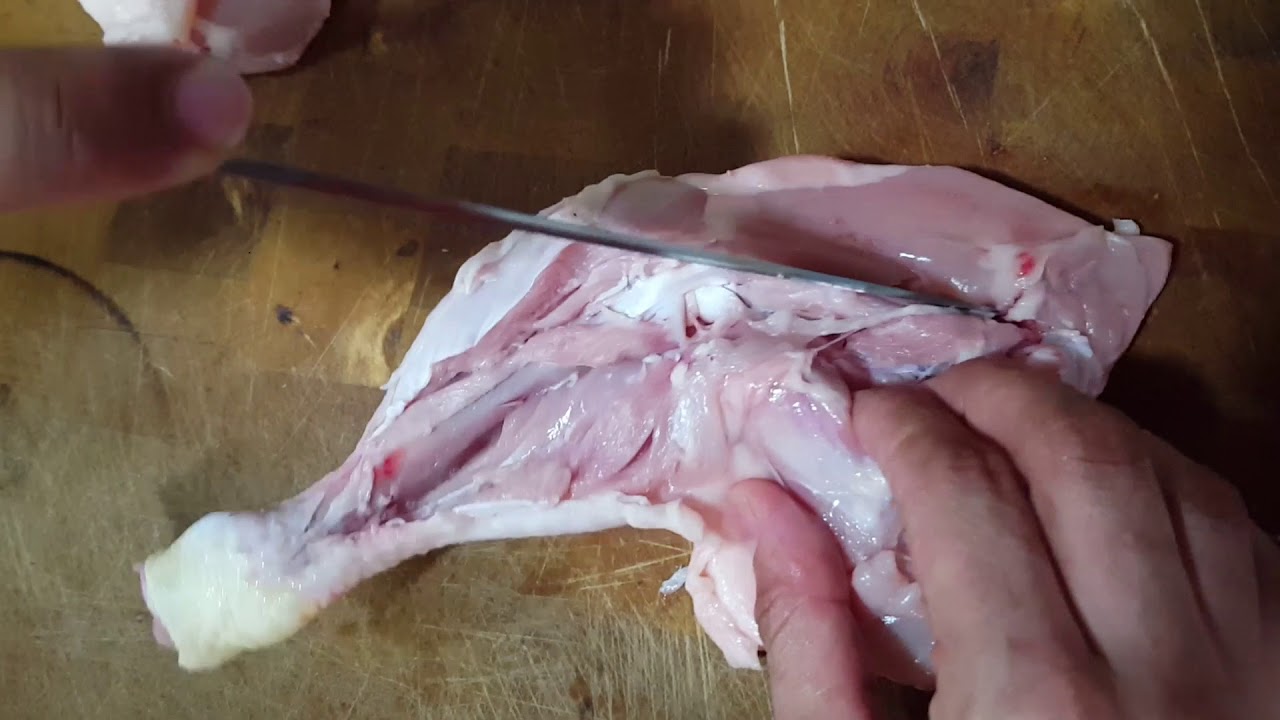 Cómo se deshuesa un muslo y contramuslo de pollo