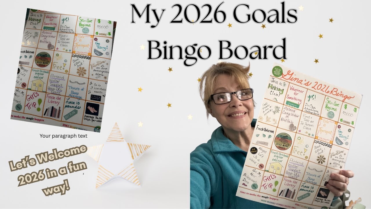 Life After Teaching and Loss: A Retired Teacher’s 2026 Goals Bingo Board