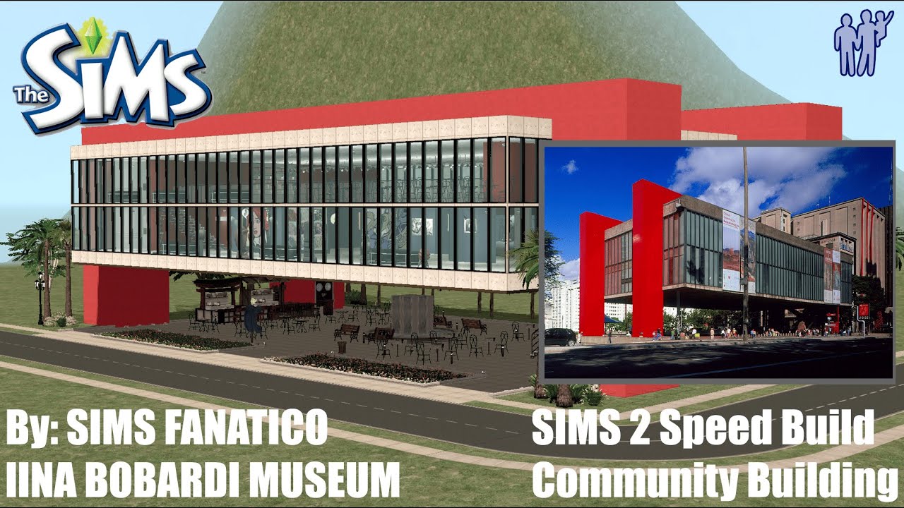 The Sims 2: Speed Build | Lina Bo Bardi Museum - Sao Paulo Art Museum | Community Lot Speed Build