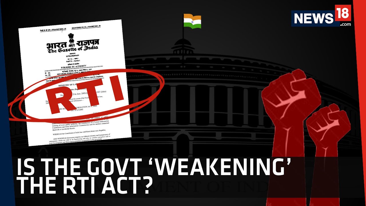 RTI Act | Why Are Activists and Opposition Parties Objecting to RTI Amendment Bill? | CRUX