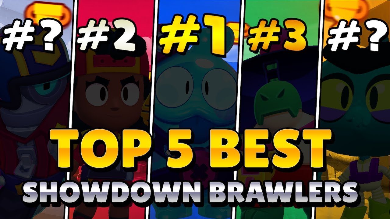 Top 5 Best Solo Showdown Brawlers To Always Win in Brawl Stars!