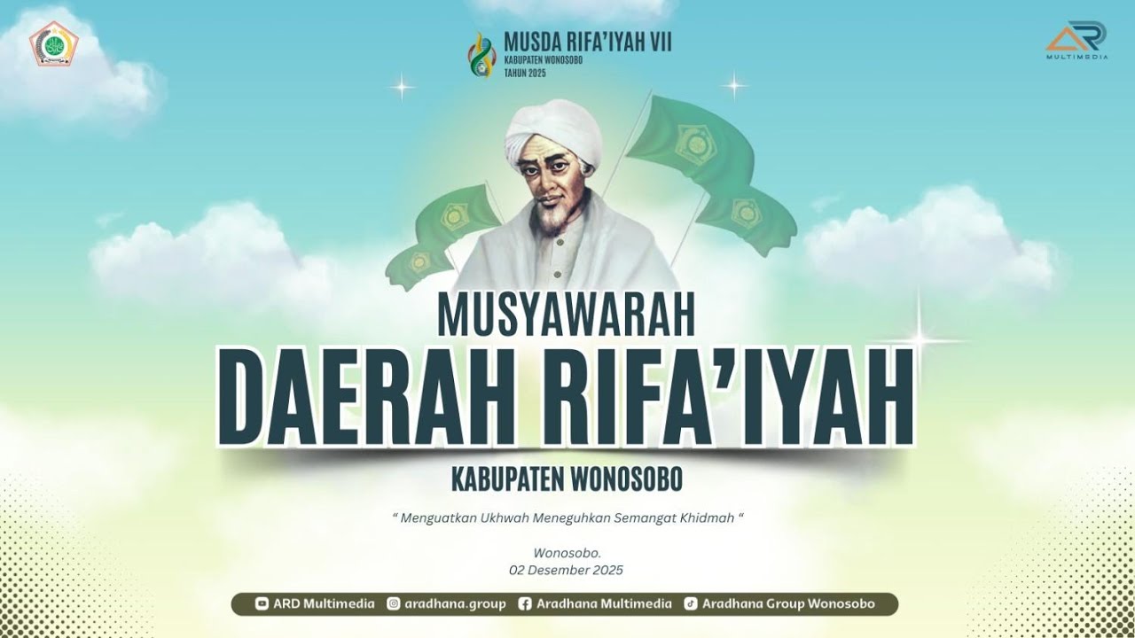 🔴 LIVE | Pembukaan MUSDA Rifa’iyah VIII Kabupaten Wonosobo Tahun 2025
