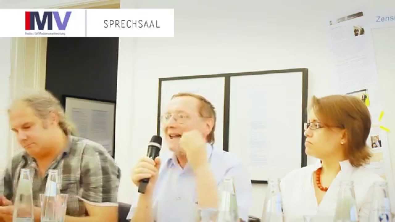 Augenzeugen berichten Teil 6   Tischgespr&auml;ch, Sprechsaal Berlin