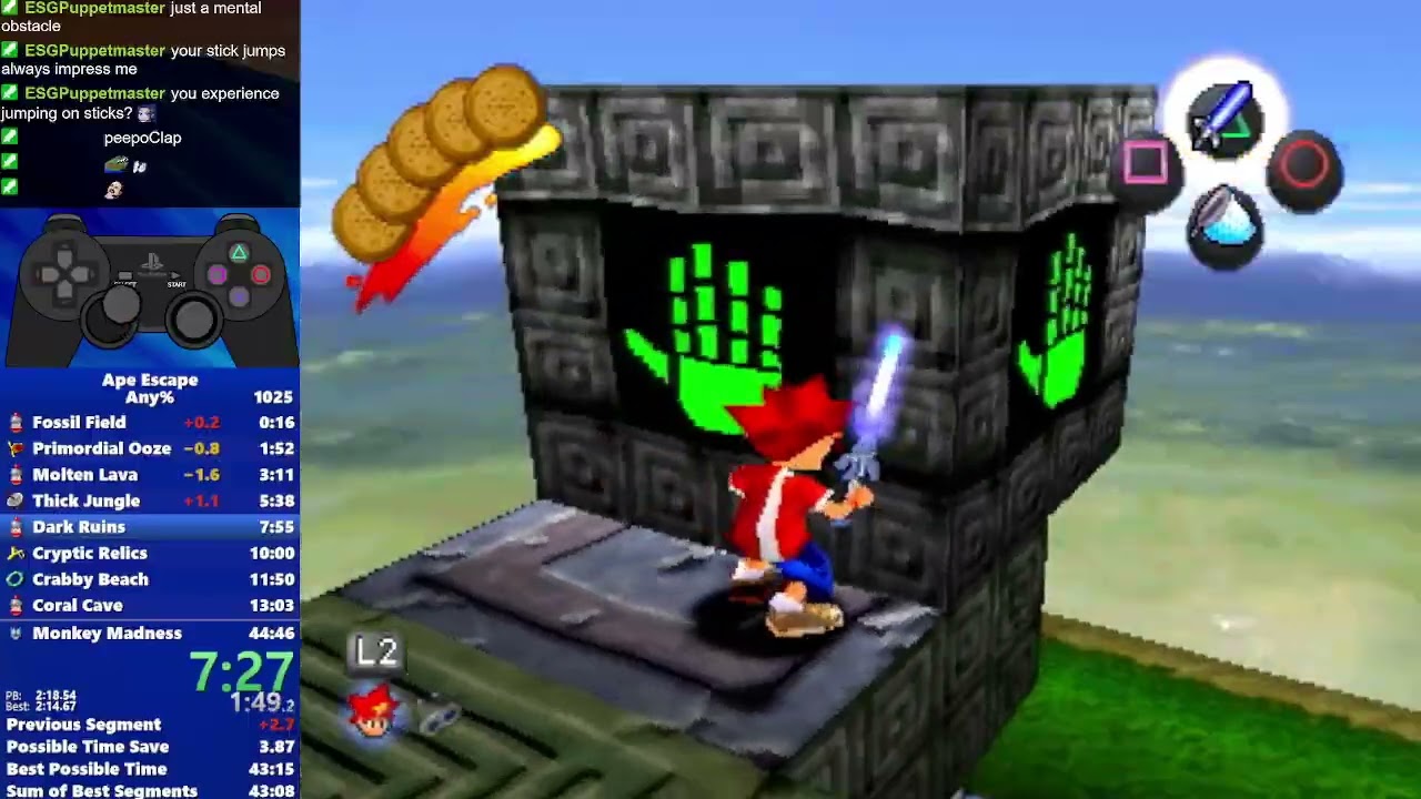 Ape Escape Any% Speedrun in 44:31 [FWR]