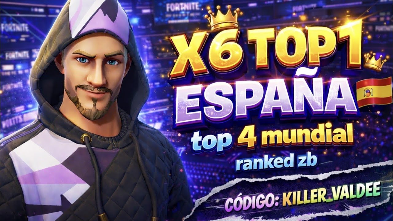 FORTNITE🔴DIRECTO💎UNREAL RANKED ZB TOP#4🌎 X6 TOP#1🇪🇸🐐#TKV🔥