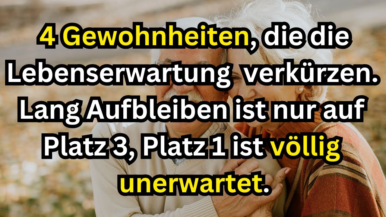 4 Gewohnheiten, die die Lebenserwartung der meisten Senioren verkürzen – Aufbleiben nur an 3 Stelle!