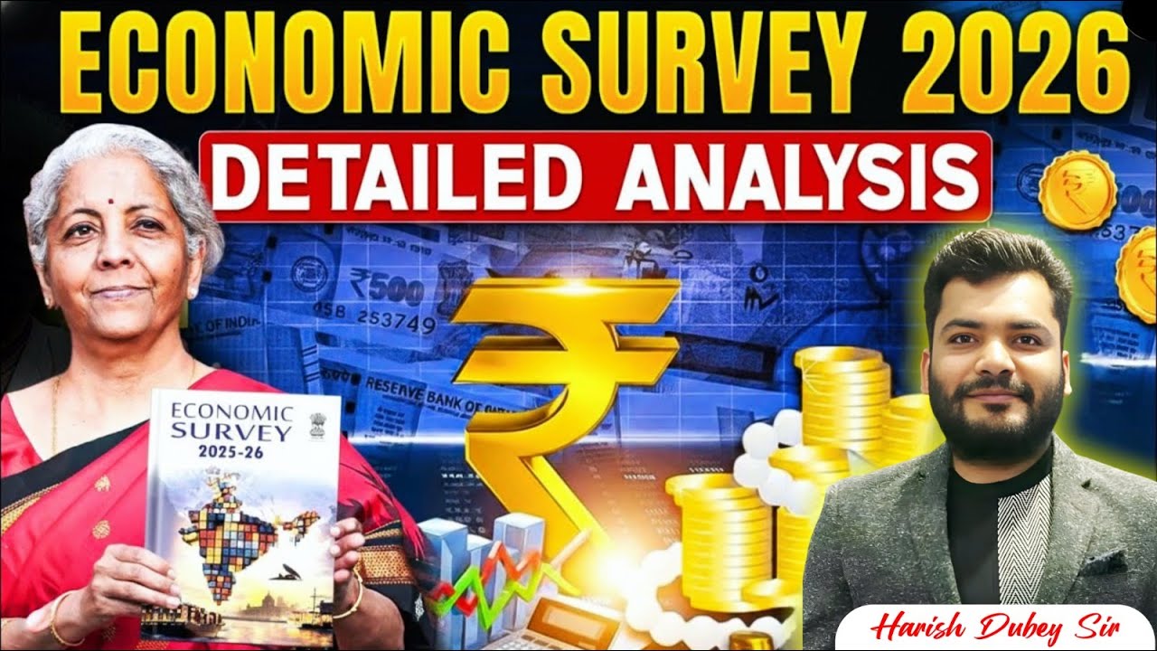 Economic Survey 2025-26 by Harish Dubey Sir | Full Analysis & Impact