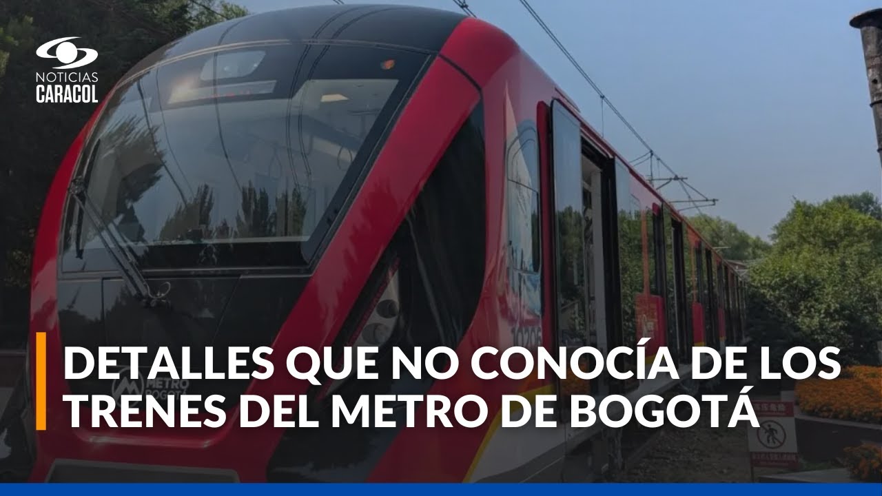 Así lucen por dentro los trenes del metro de Bogotá que llegarán a finales de septiembre a la ciudad
