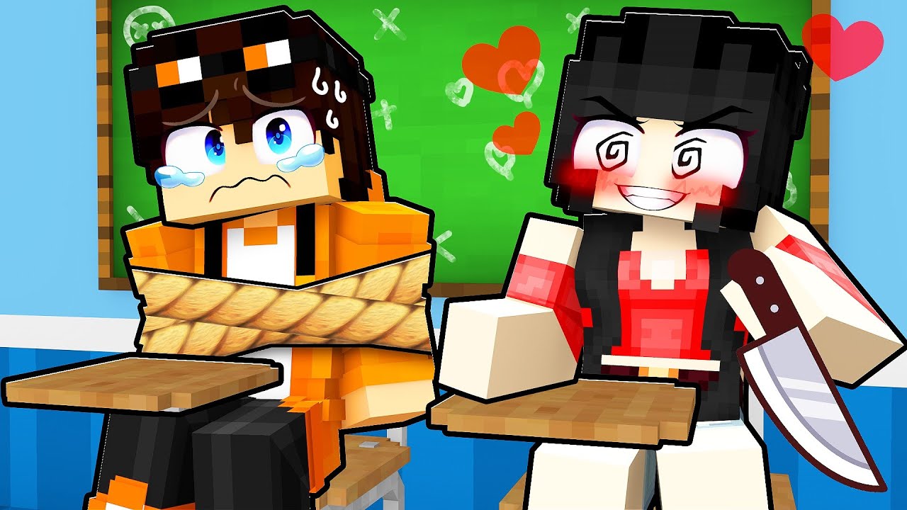 VIREI o NAMORADO da GAROTA YANDERE no Minecraft!