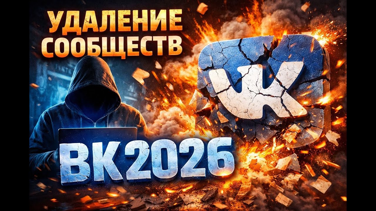 УДАЛИТЬ ВСЕ СООБЩЕСТВА (ГРУППЫ) В ВК 2026