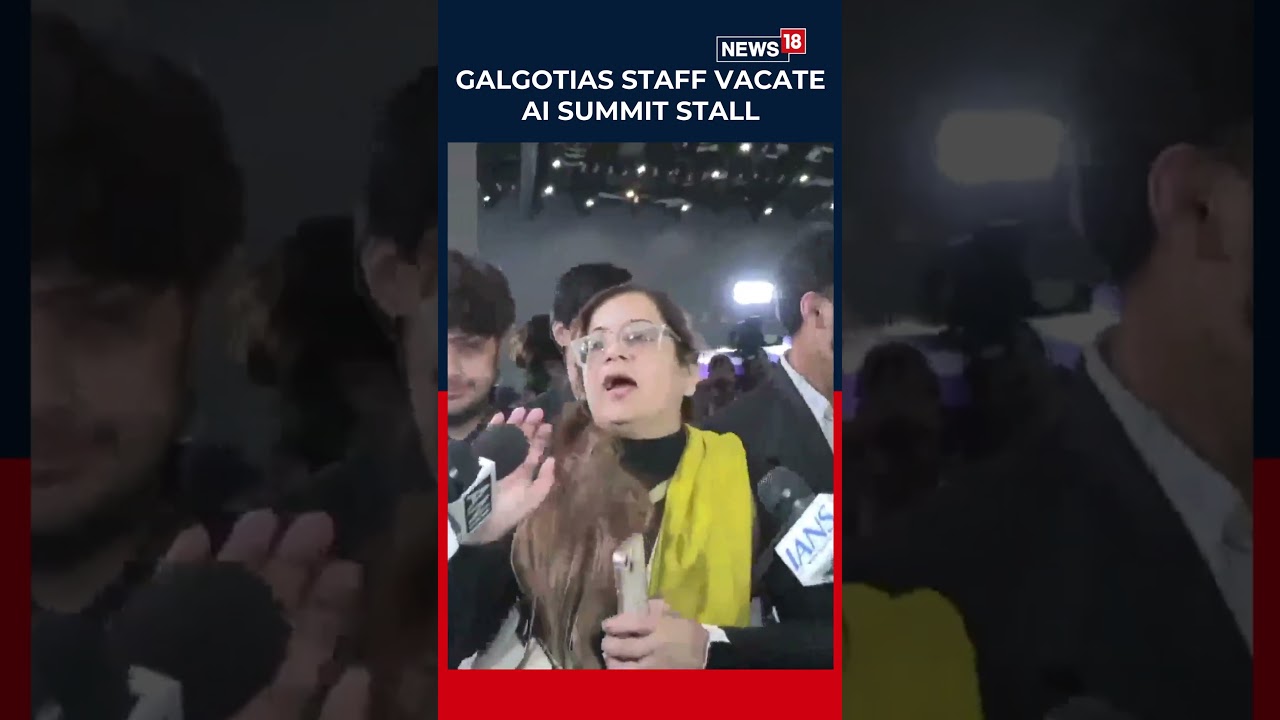 Сотрудники Galgotias покинули стенд на Саммите по искусственному интеллекту после скандала с кита...