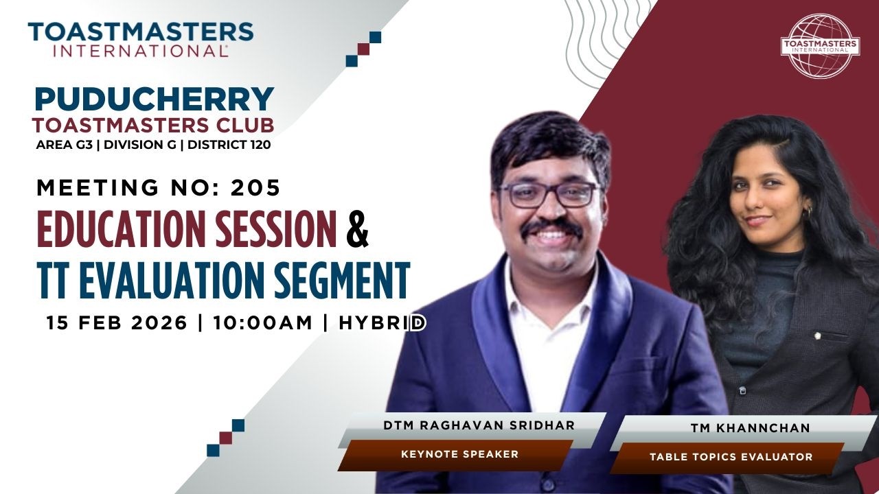 PTC  | Meet #205 | EDU Session & TT Evaluation | DTM Raghavan & TM Khannchan | 15 FEB 2026 | 10AM