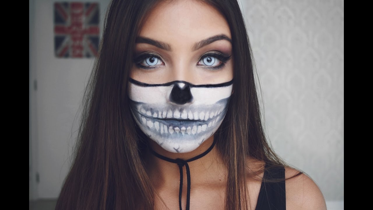 SKULL MAKEUP - caveira | Luiza Villeroy