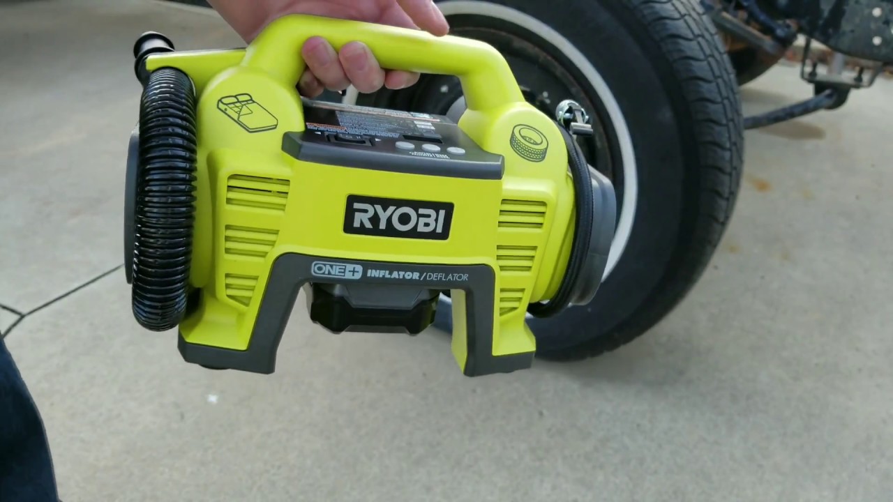 Ryobi 18Volt ONE+ Dual Function Inflator/Deflator - Review and Test