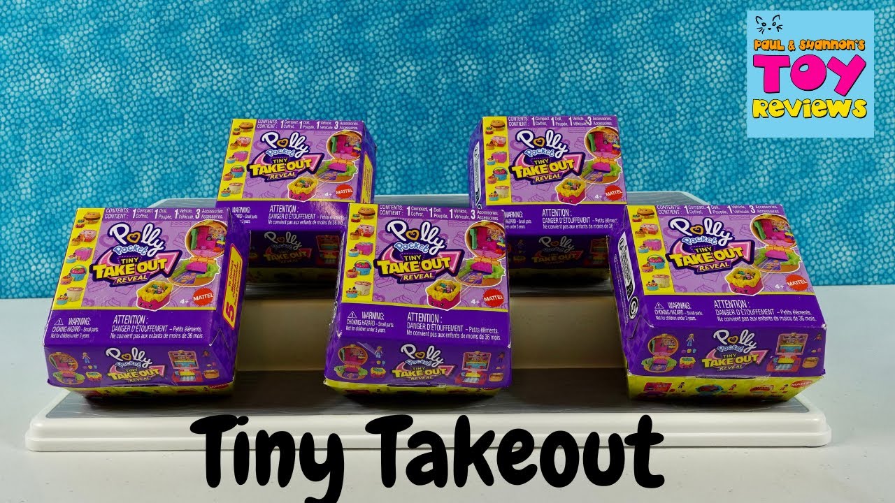 Unboxing Polly Pocket Tiny Takeout Reveal Blind Box