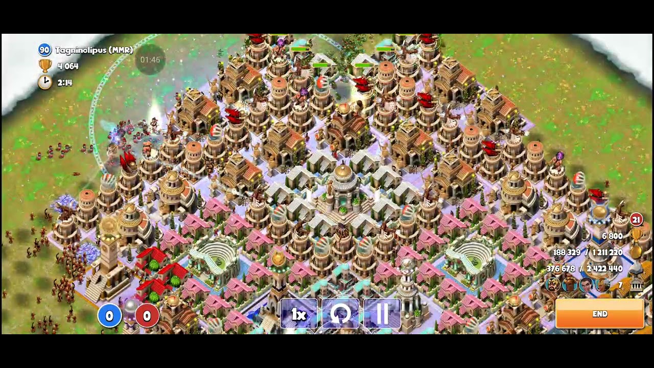 Gods of olympus class new year Round 21 8 temples