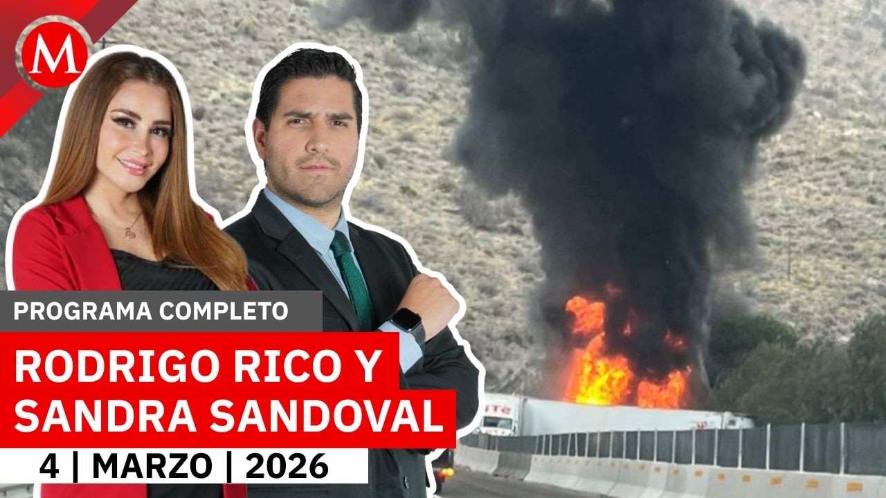Reportan incendio y choque múltiple en la carretera 57 | Milenio Noticias, 4 de marzo de 2026