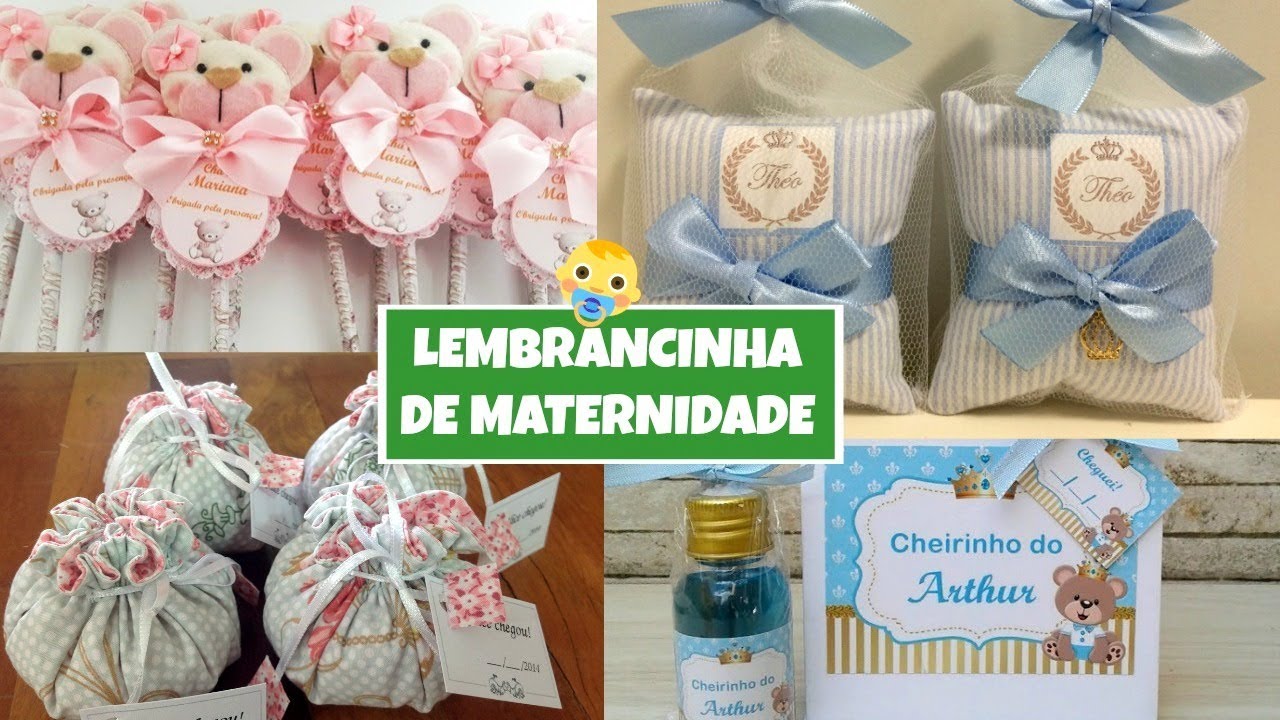 + DE 60 IDÉIAS DE LEMBRANCINHAS DE MATERNIDADE  - #VÍDEO1